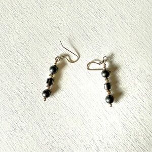 Vintage Dangly Geometric Shape Earrings